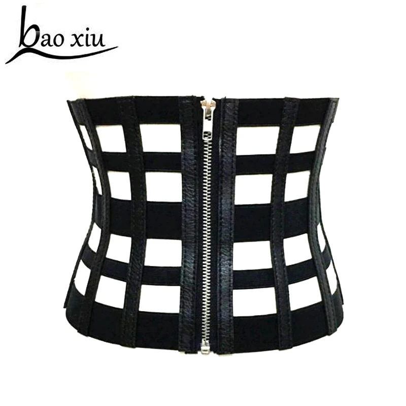 

women ultra wide belts adjustable slim corset body shaper elastic leather retro brand design cool strap Belt Slimming Corset