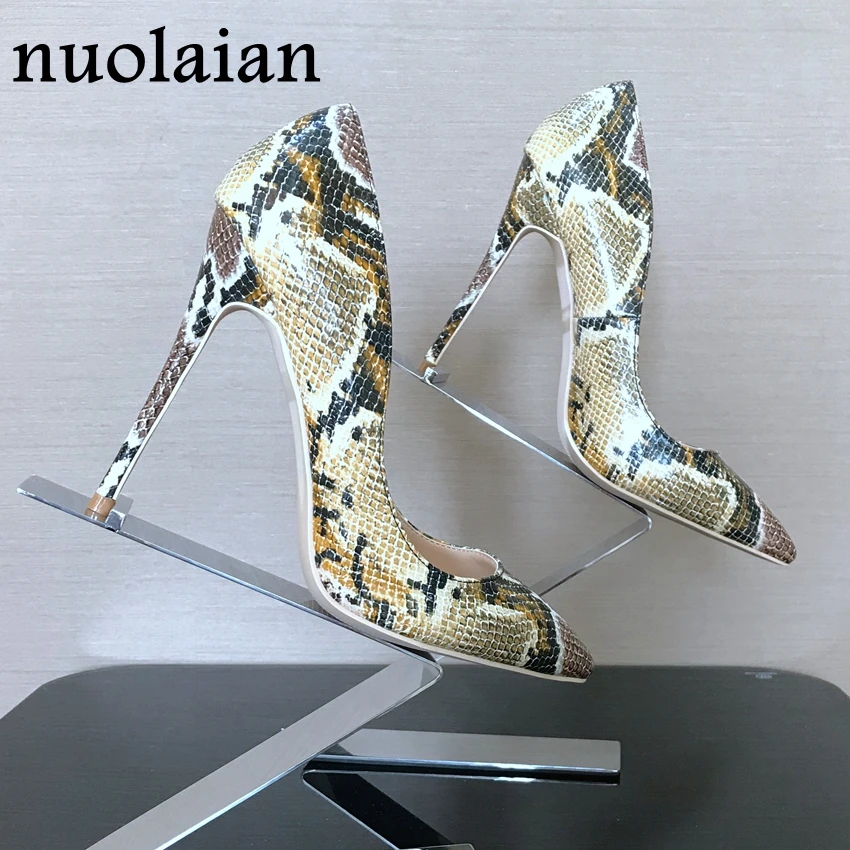 

Brand Design Thin Heels Woman Casual Pointed Toe High Heel Shoes Women Pumps Summer 12CM Platform Shoes Womens Dress High Heels