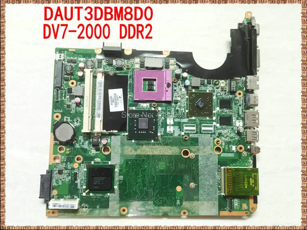 516292-001 For HP Pavilion DV7 DV7-2000 Laptop Motherboard DAUT3DMB8D0 Notebook PM45 Mainboard DDR2