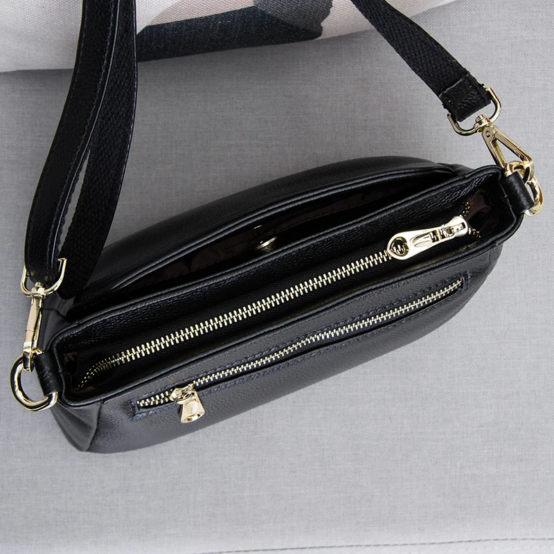 2023 New Style Genuine leather small messenger bags for woman ladies shoulder bags new handbags female cowhide shopping purse