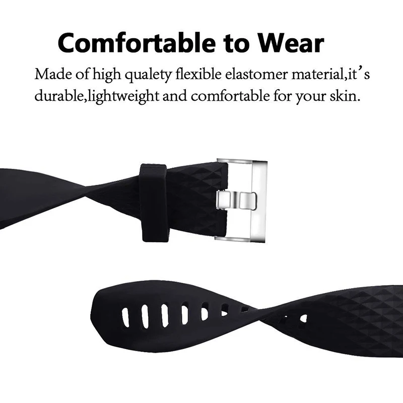 For Fitbit Charge 2 Band TPE Strap For FitBit Charge 2 TPE Replacement bracelet For Fit bit charge 2 For Wrist strap Accessories