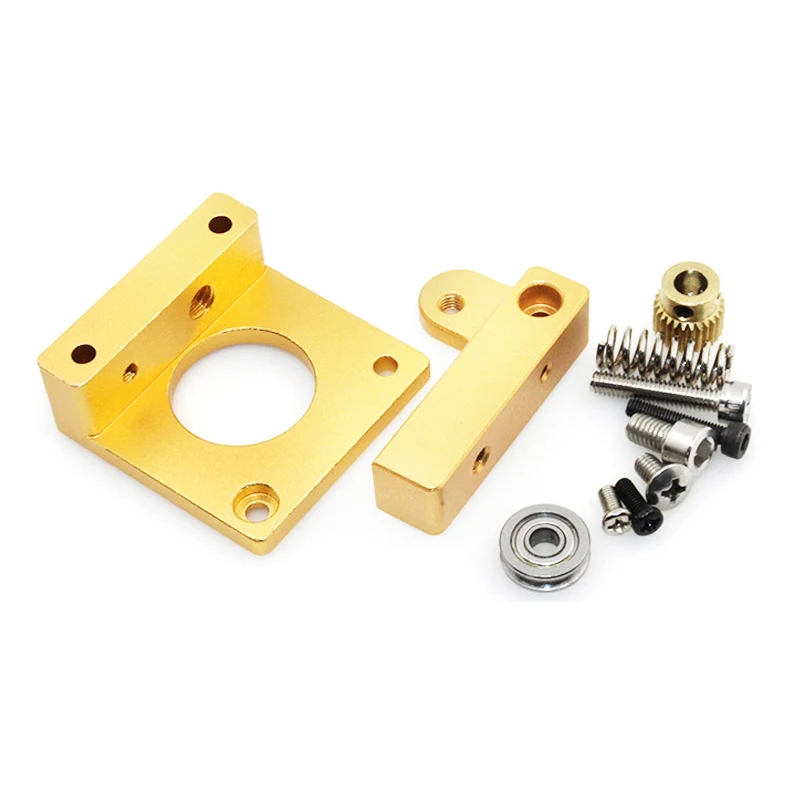

3D printer accessories MK8 extrusion aluminum block MK8 extruder single nozzle extruder bracket MK8 mounting block