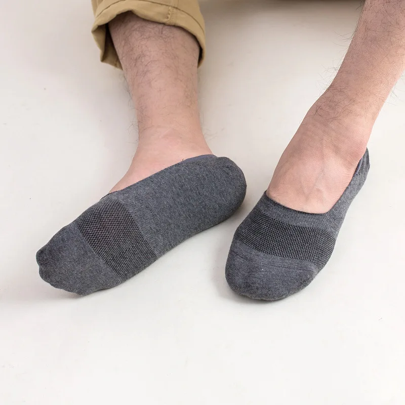 Men Summer Socks 5Pairs/Lot Fashion Casual Cotton Men Socks Male Brief Breathable Invisible Slippers Shallow Mouth No Show Sock