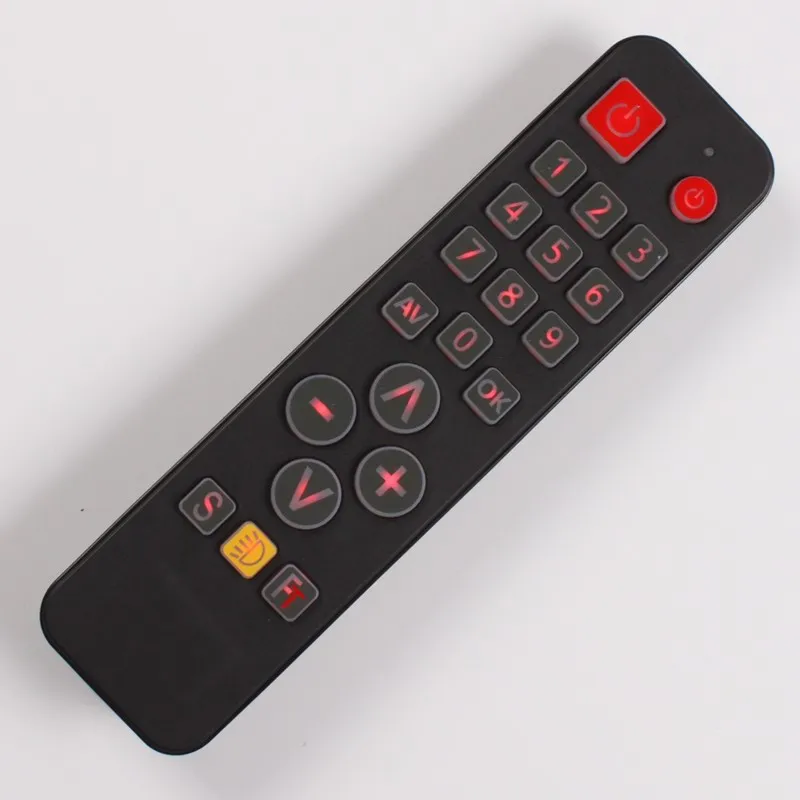 Universal Learn Remote Control for TV,STB,DVD,DVB,HIFI, 21Keys big Buttons Controller with Back Lit Easy Use for Elder