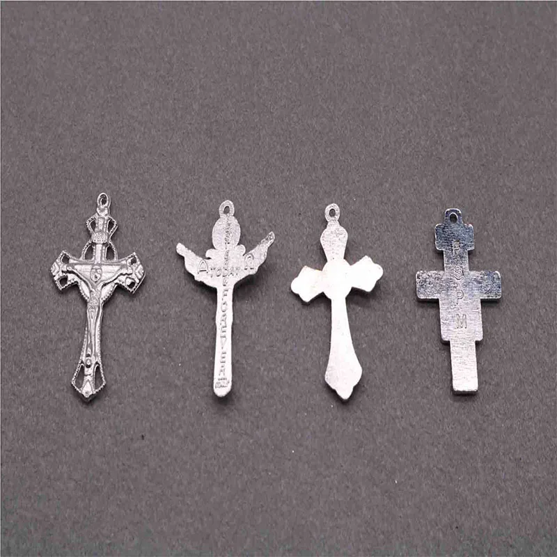 10 religious Orthodox cross pendants. Orthodox mini cross accessories