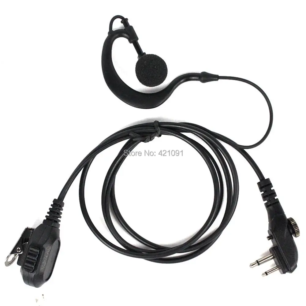 PTT Earpiece Headset Mic for HYT Hytera TC-500 TC-518 TC-580 TC-446S TC-600 TC-610 TC-620 TC-618 TC-700 Walkie Talkie Earphone