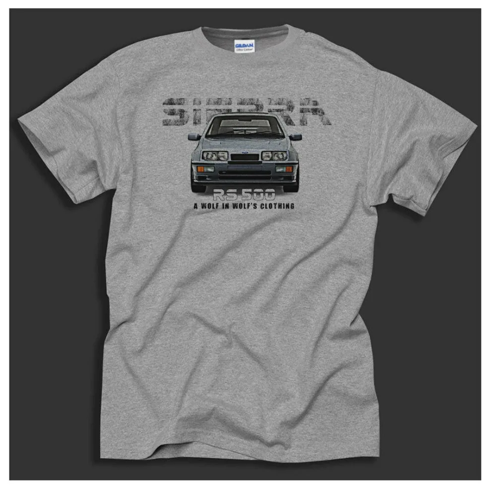 Sierra Cosworth Rs500 British Classic Car Print Sports Men Brand Famous Clothing Cotton  Size Make Your Own Shirt