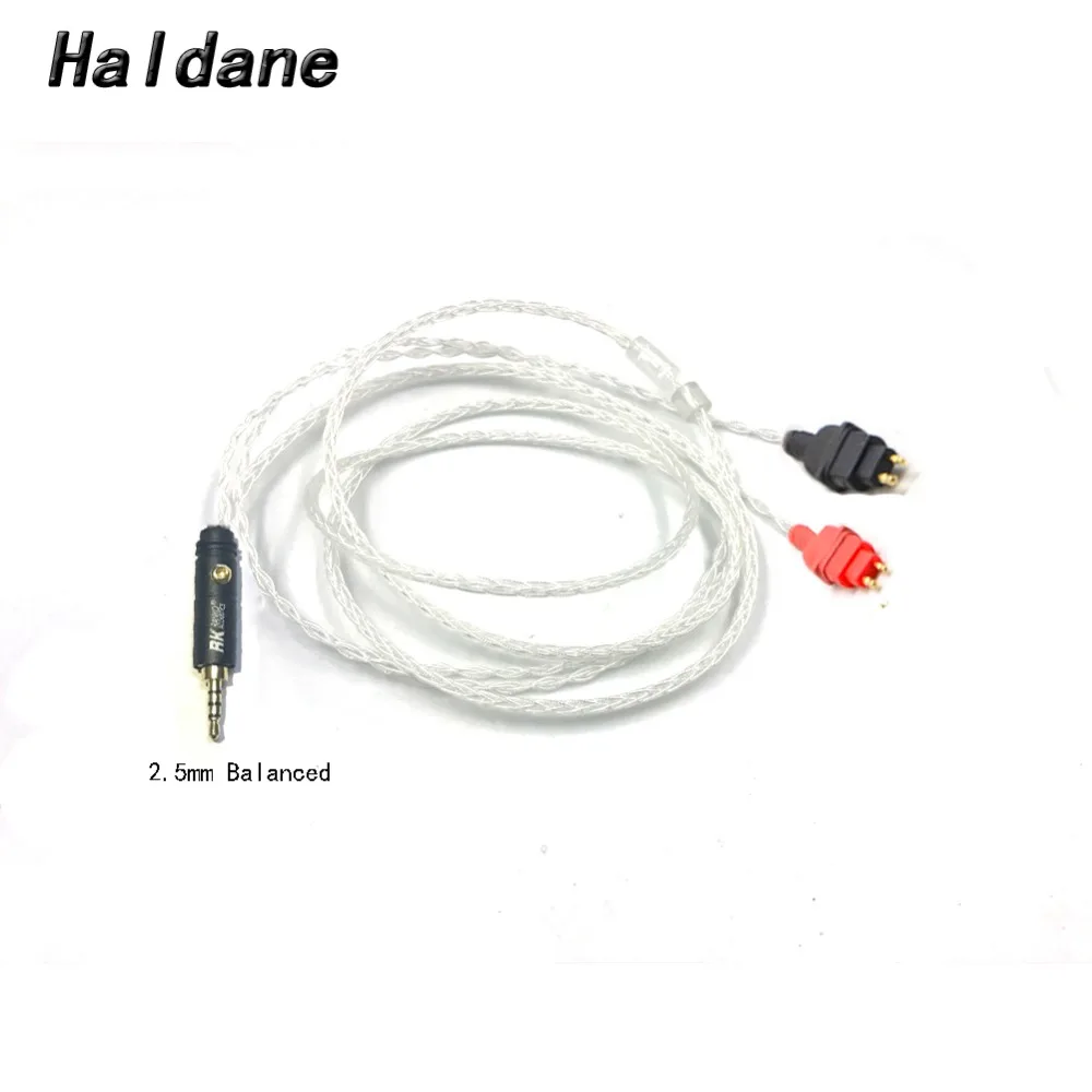 

Free Shipping Haldane 3.5/2.5/4.4mm Balanced 8core Headphone Upgrade Cable For HD600 HD650 HD525 HD545 HD565 HD580 Headphones