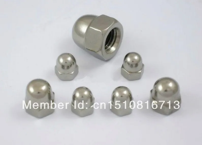 

20pcs Metric M3 304 Stainless Steel Hex Head Dome Cap Protection Cover Nuts