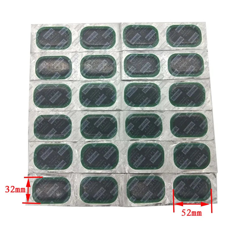 24pcs/32*52mm elliptical original reinforced multi-functional cold patching tire repair car tyre inner tube cold patch film