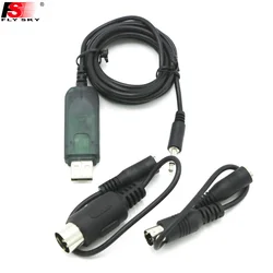 Flysky FS-SM100 kabel Adapter symulator lotu USB dla Flysky FS-i6 FS-i4 FS-TH9X FS-T4B FS-GT3 FS-GT2 pilota