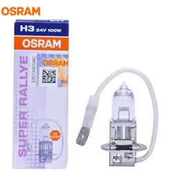 OSRAM H3 62243 24V 100W PK22s OFFROAD STANDARD Bulb Truck Halogen Lamp Off Road Headlight UV filter SUPER RALLYE 1X