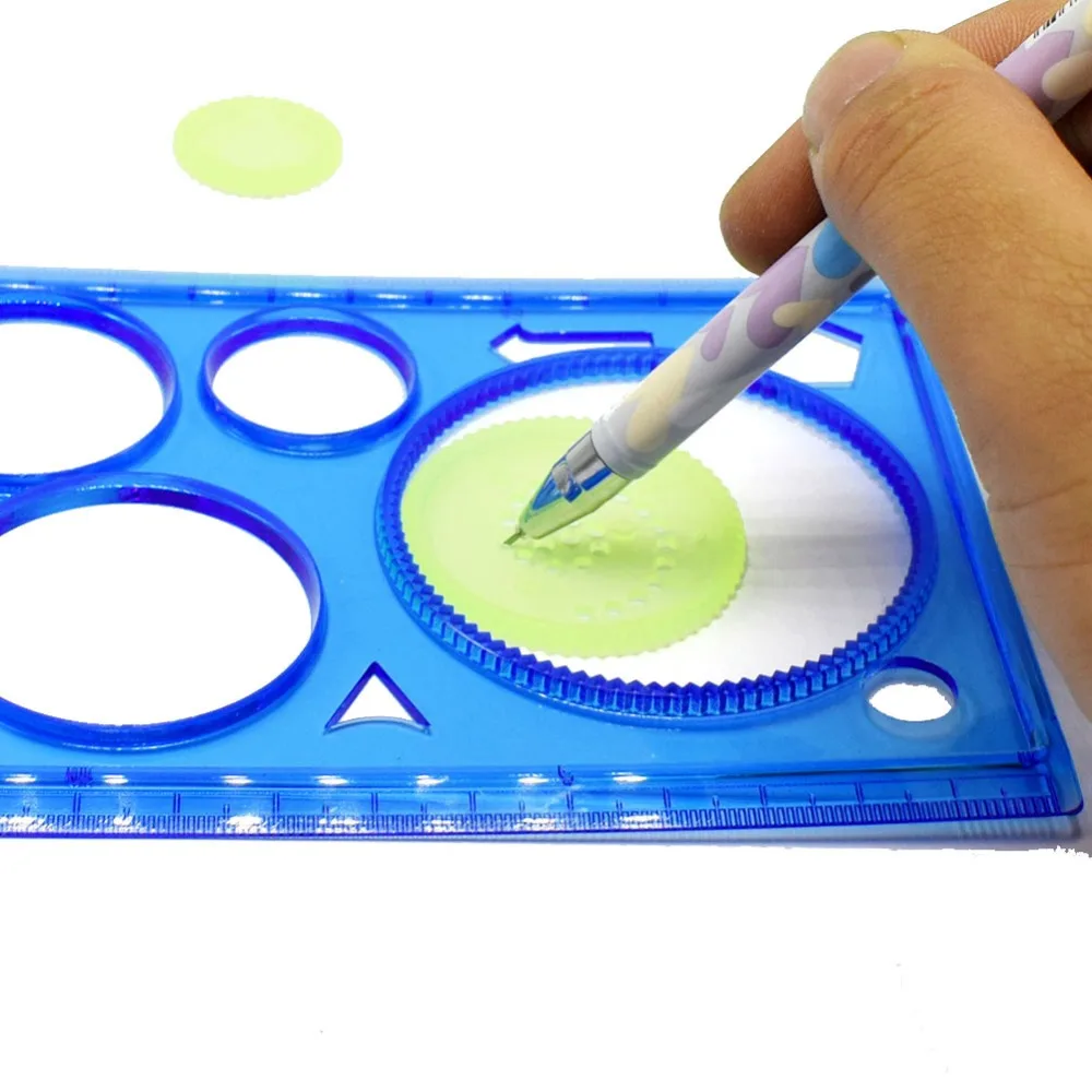 Pittura Multi-funzione Puzzle Spirograph righello geometrico strumenti di disegno per studenti che disegnano giocattoli bambini che imparano strumento artistico