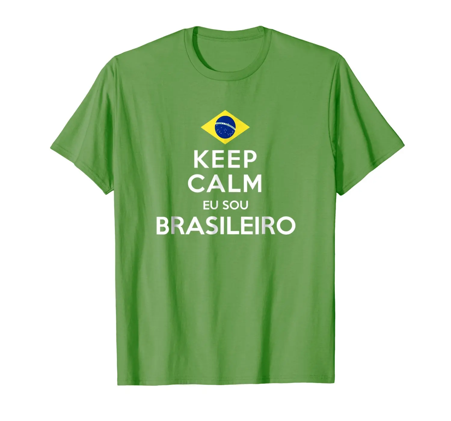 Men T-Shirt Fashion 2019 New Summer Clothing O-Neck Short Sleeve Brazil World Team Eu Sou Brasileiro Im Brazilian Crazy T Shirts