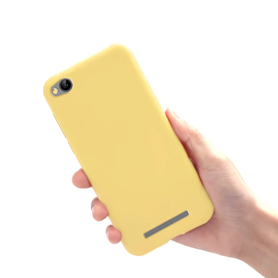 Candy Color Silicone Case For Xiaomi Redmi 4A Phone Case 5.0\