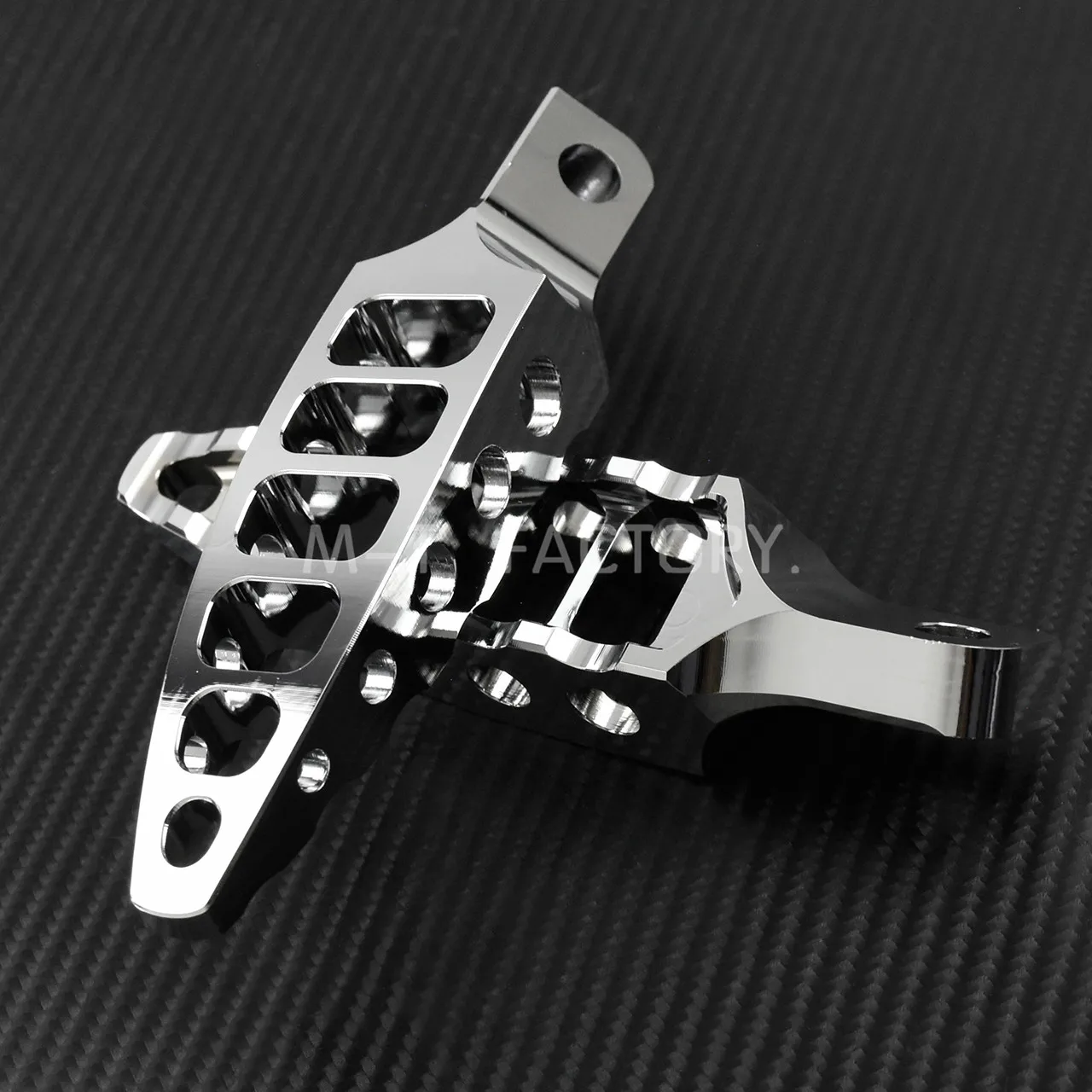 2PCS Motorcycle CNC 45 Degree Male-Mount Footrest Footpegs Foot Pegs For Harley Sportster 883 1200 Touring 93-2023 Dyna Softail