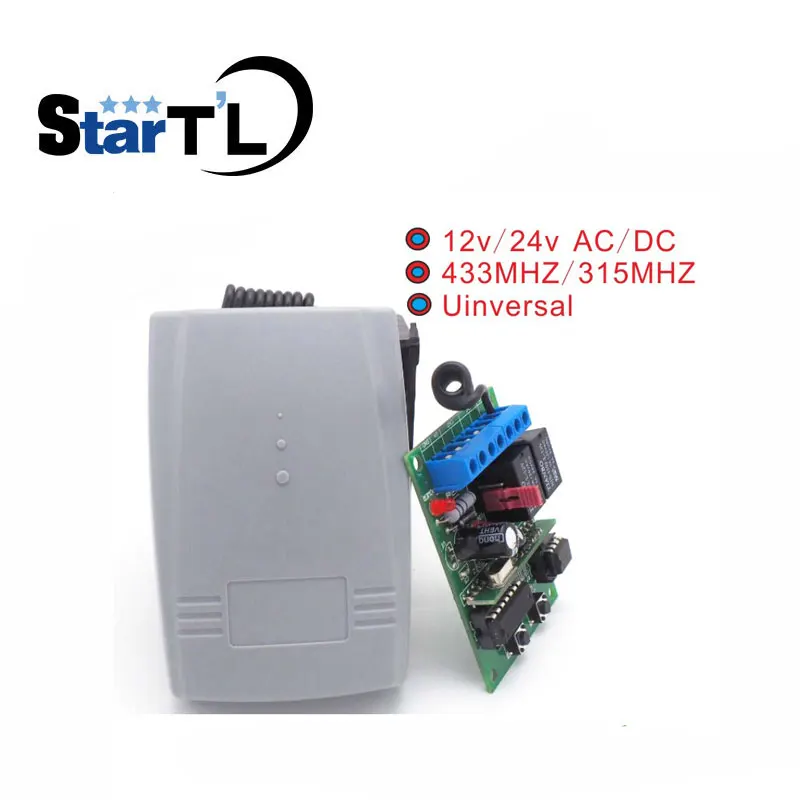 Open code wireless controller, gate controller, compatible controller,12v/24v AC/DC