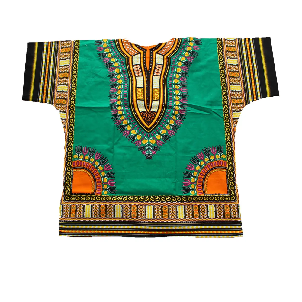 Vestido Dashiki de talla grande para hombre y mujer, diseño Floral africano, estampado tradicional africano, 2016 XXXL