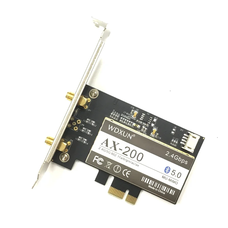 Imagem -03 - Adaptador Wifi sem Fio Pci Desktop Express Dual Band Ax200ngw Wi-fi Bluetooth 5.0 2400mbps Ax200802.11a11 Windows 10