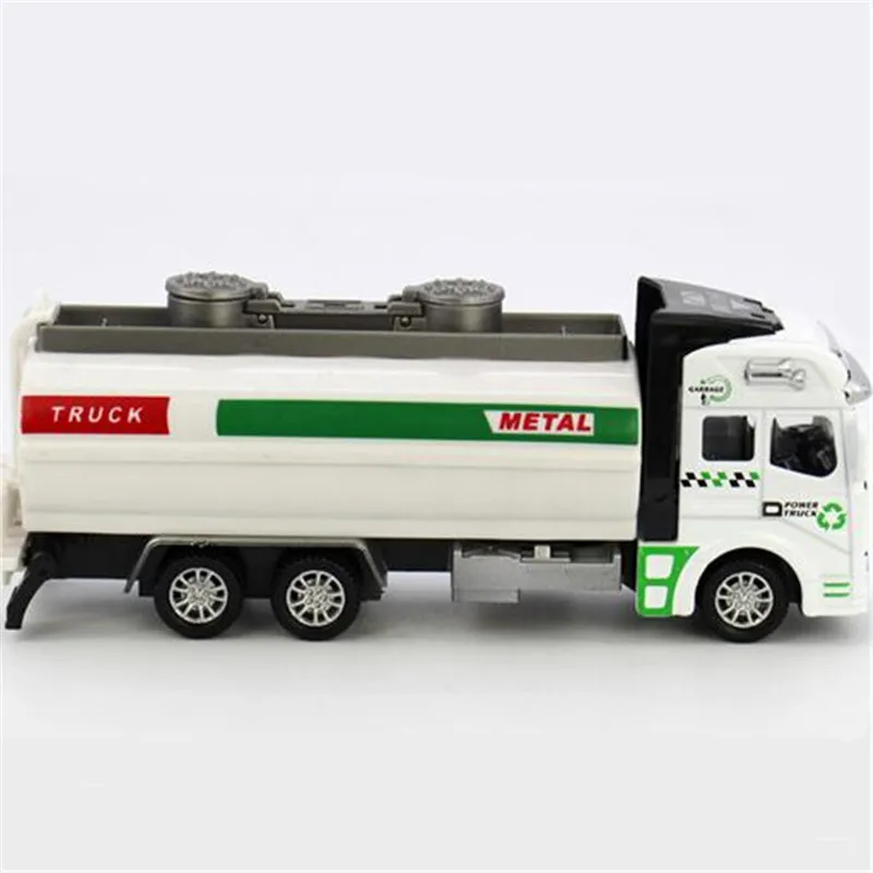 

1:32 Alloy Pull back watering cart truck tanker sprinkler model simulation Cars oil tank truck toy car