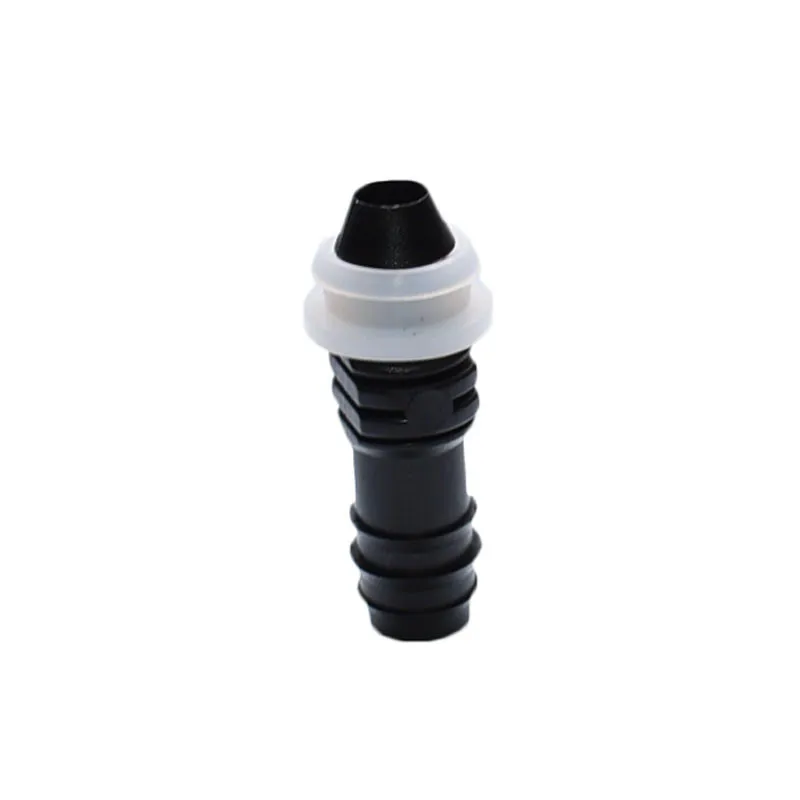 Greenhouse16mm To The16mm Hose Connector Rubber Ring Irrigation Drip Tape Straight Barb Adapter 6Pcs