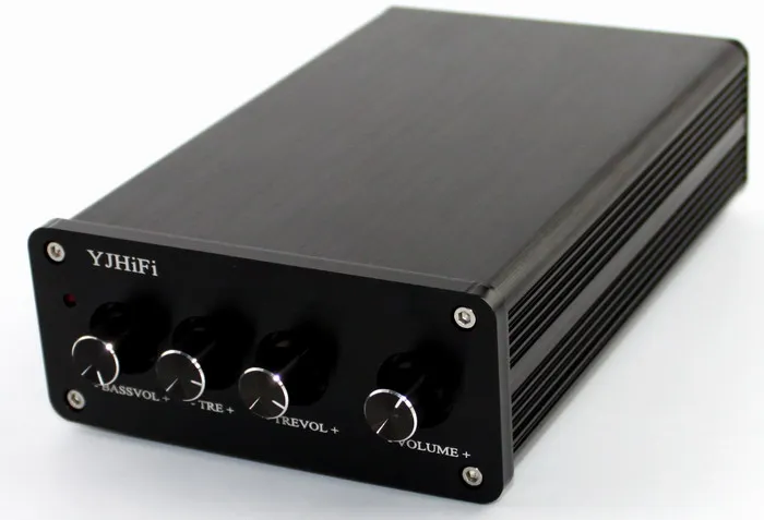 

TAS5630 + OPA1632DR + TL072 DC48V 2.1 channel Stereo Digital Amplifier 300W + 150W + 150W Class D Power Amplifier