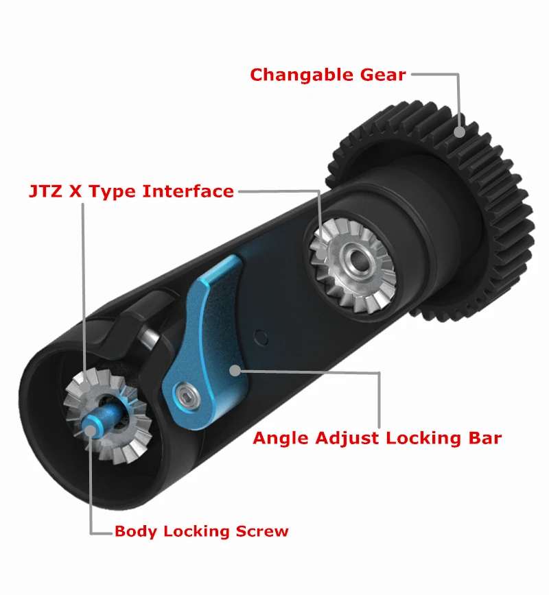 FOTGA Rocker Arm Extension for DP500III Follow Focus Rig 5D3 A7 A7IIS A7R A7RS GH4 C300 C500 RED Epic BMCC BMPCC D7000 D3100