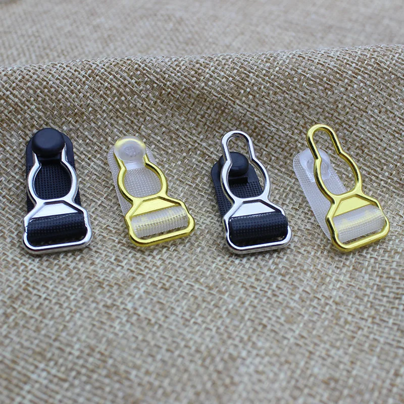 

Suspender clips 1.2cm Garter clip Garment clip Clothing accessories Sewing Supplies Metal+ PP 1000 pcs/lot