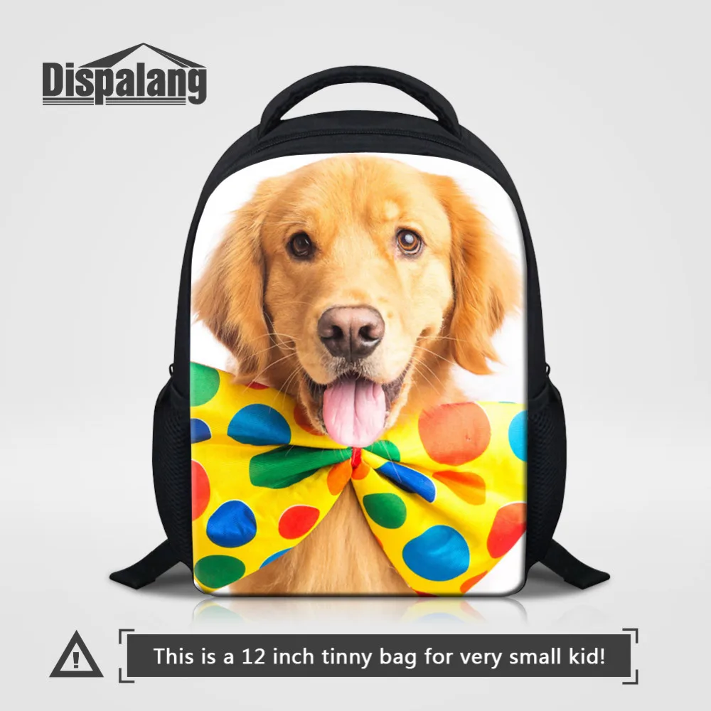 

Dispalang Breathable Schoolbag Cute Dog Print School Bags For Kindergarten Small Backpack For Boys Girls Kids Animal Book Bag