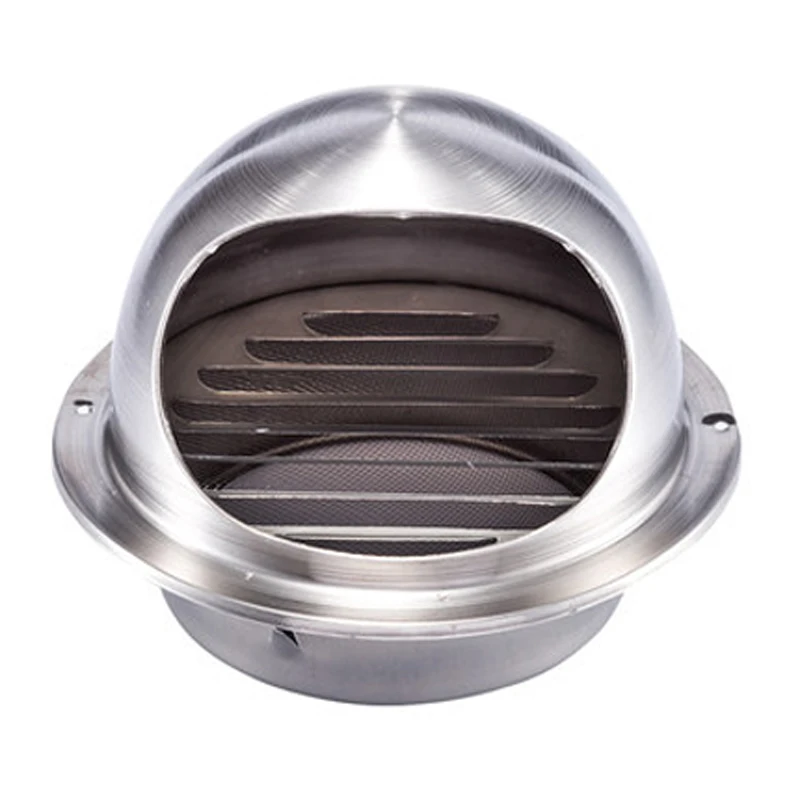 100MM Ventilation pipe outlet in stainless steel 304 air cowl for ventilation, 4