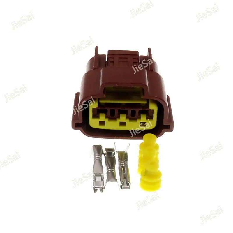 

3 Pin 6098-0142 Automotive Ignition Coil Plug Female Connector TPS Throttle Position Sensor For Cars Nissan