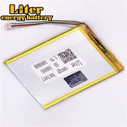 1.0MM 5pin connector 508095 5000mah 3.7V Cheap price lithium polymer battery for tablet pc