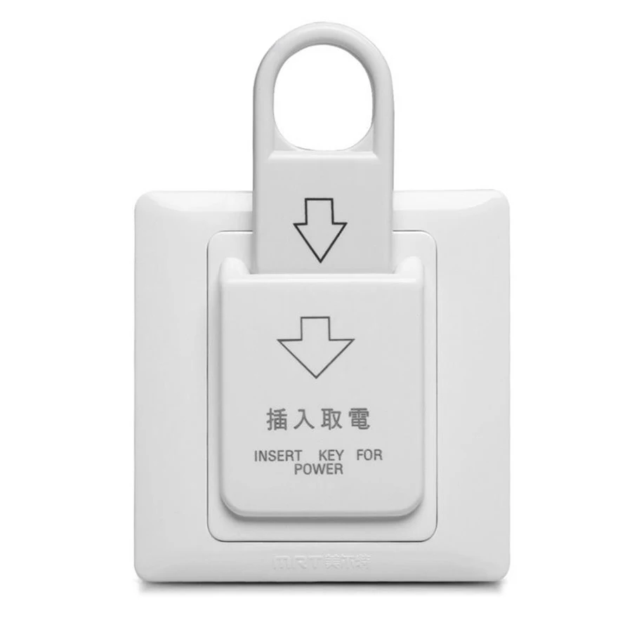 Hotel Energy Saving Switch Magnetic Card Plug-In Switch 40A Without Time Delay Three Line Insert Key For Power