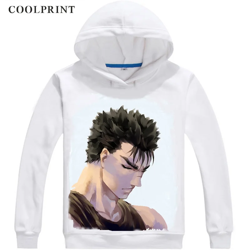 BERSERK Kentaro Miura Mens Hoodies The Prototype Guts Black Swordsman Anime Sweatshirt Streetwear Custom Hoodie Costume Hooded