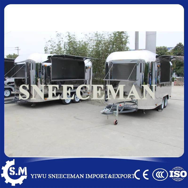 large space mobile dining car street mobile breakfast cart hot sale churros food trailer