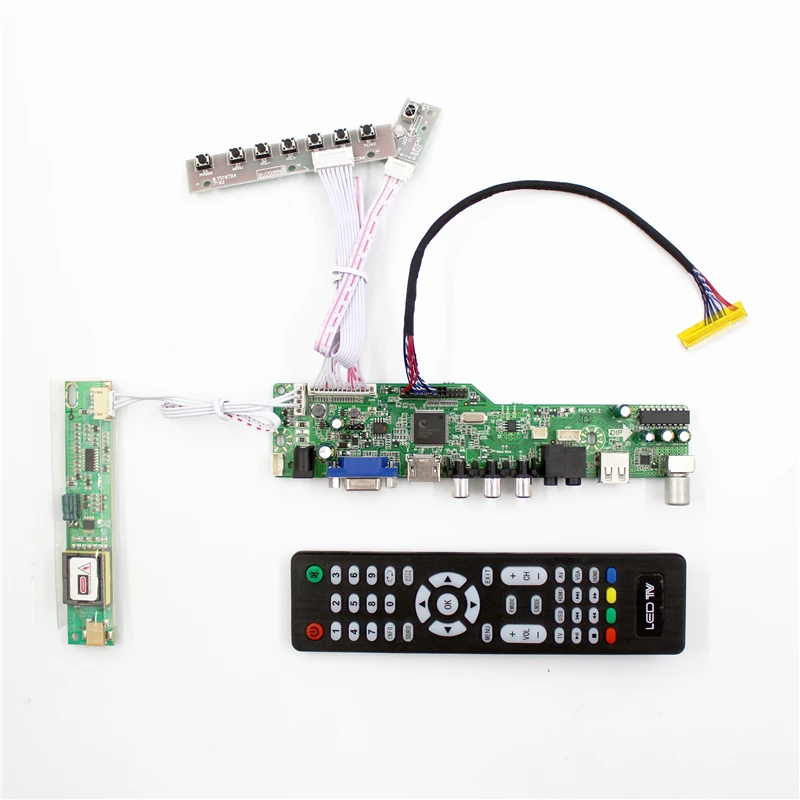 LCD TV controller board with TV AV VGA Audio USB HDMI-compatible 15.6 inch 1280X800 B154EW01 N154I2-L02 QD15TL01 LTN154X3-L06-J