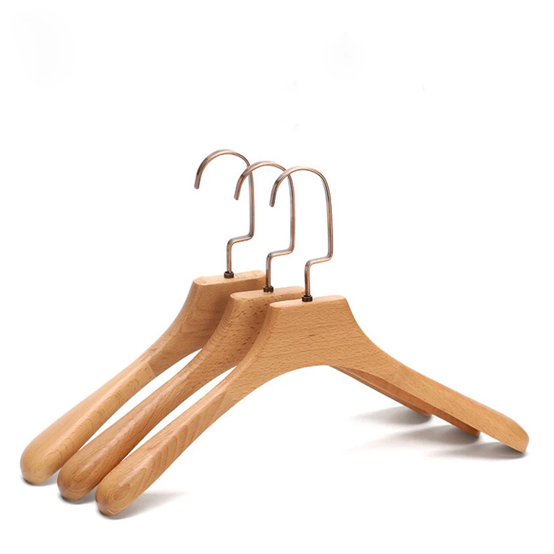 

3pcs/lot Adult Wooden Hanger Hotel Hagers Thick Wood Clothes Hanger