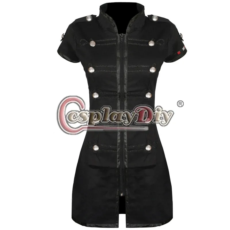 

My Chemical Romance Criminal Damage Emo Military Halloween Mini Dress D0911