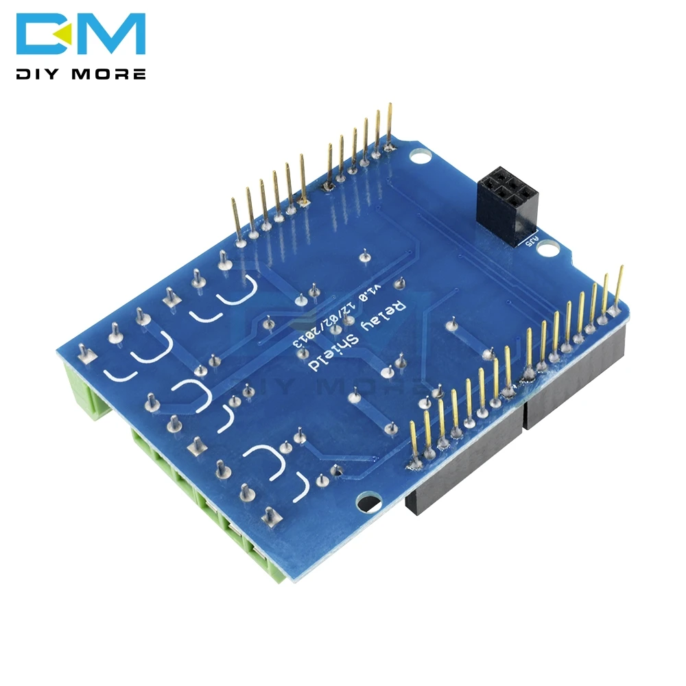 5V 4 Four Channel Module Relay Shield Interface For Arduino Signal Control Power Expansion Drive Board DC 3.3v 5v Red  Indicator