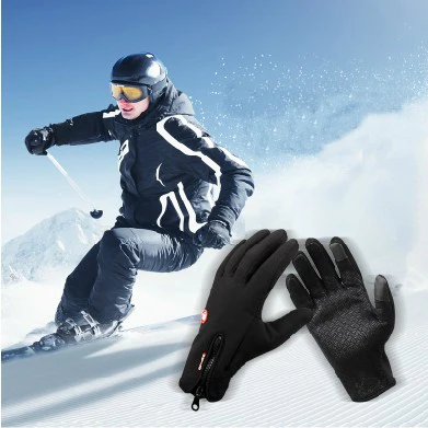 Man Winter Ski sport waterproof gloves touch screen men ski and riding gloves snowboard Motorcycle gloves