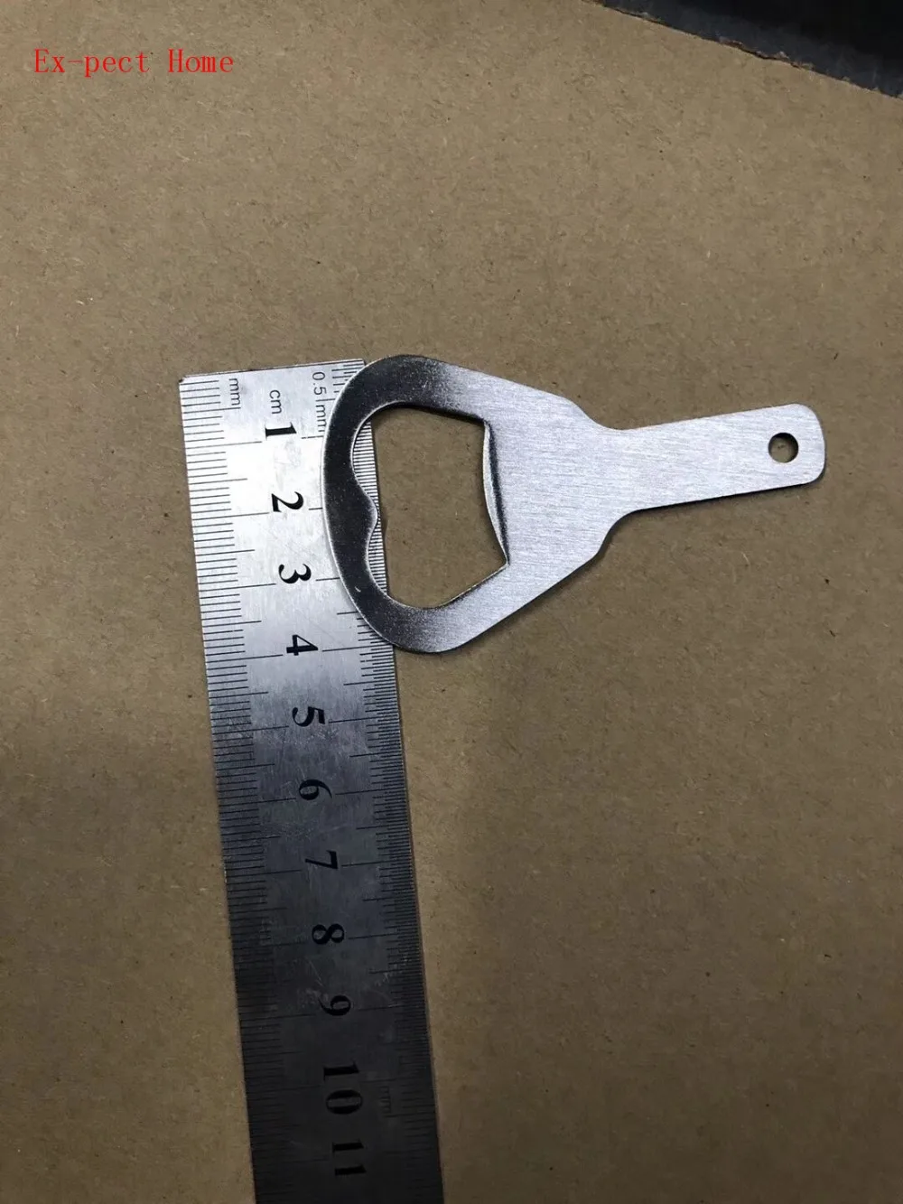 100pcs Stainless Steel Bottle Opener Part With Countersunk Holes Round Metal Strong Polished Bottle Opener Insert Parts