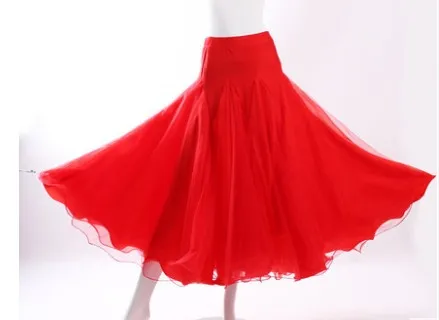 Flamenco Dance Costume Skirt Long Ballroom Dancing Modern Standard Waltz Dancer Dress Spain LXQ204