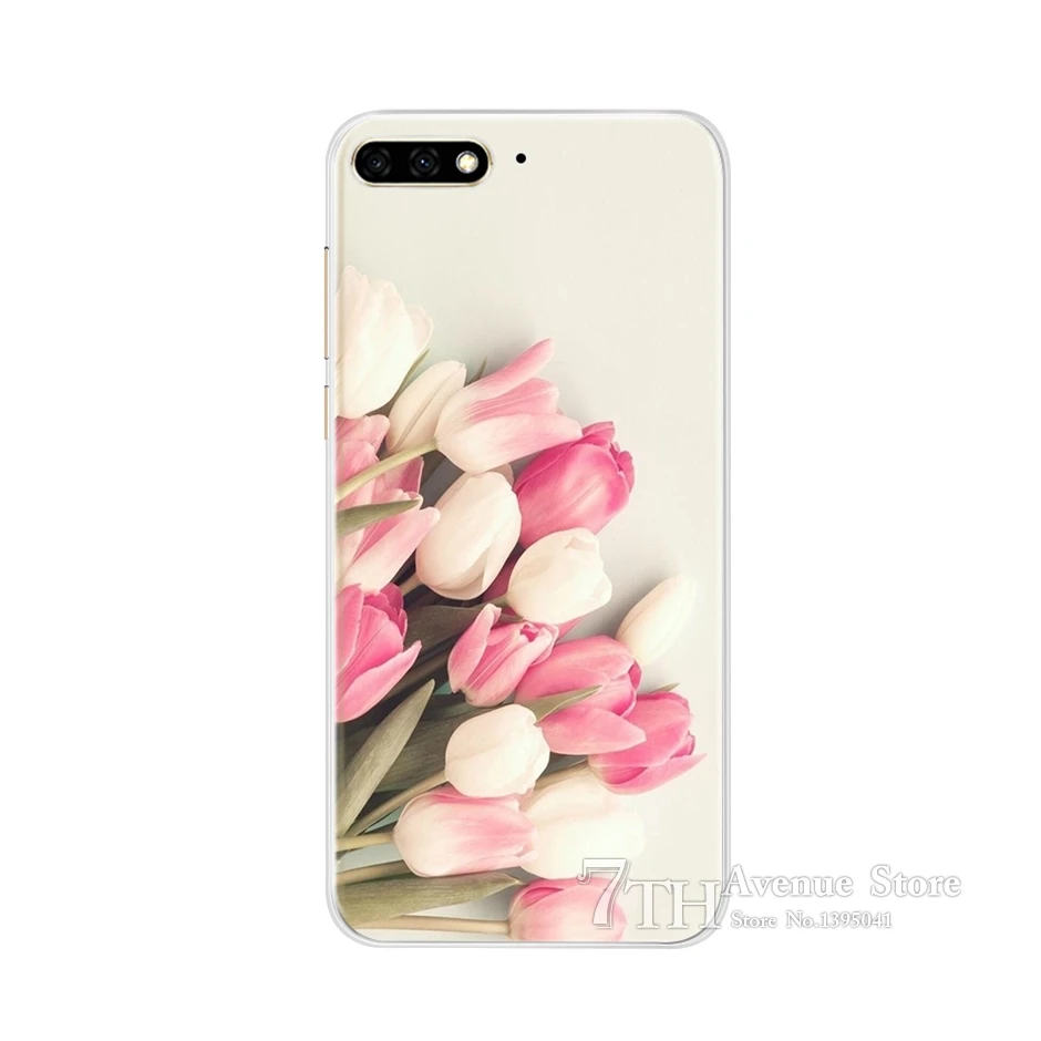 Cute Cat Case For Huawei Y7 Pro 2018 Case Soft Silicone TPU Phone Case For Huawei Y7 Pro 2018 Y7Pro 2018 Back Cover 5.99\