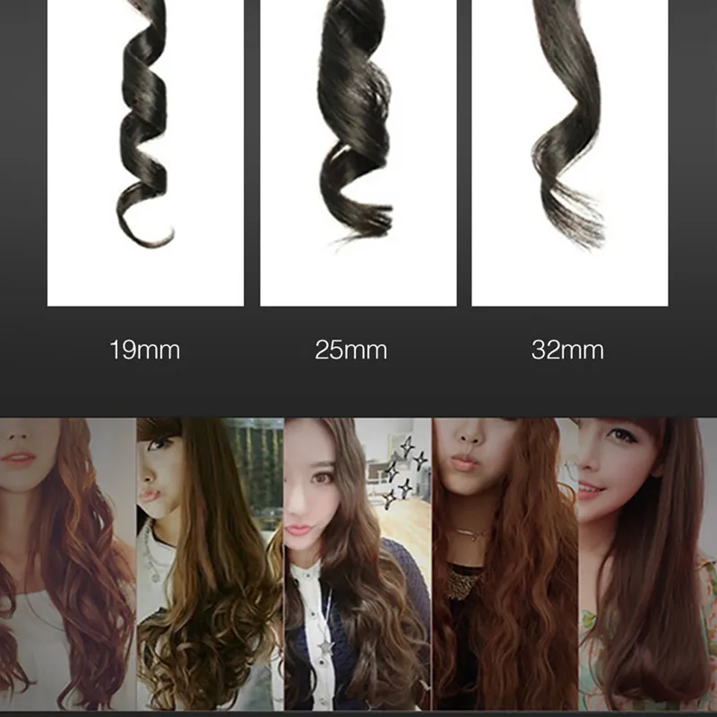 LCD Conical Curling Wand 6