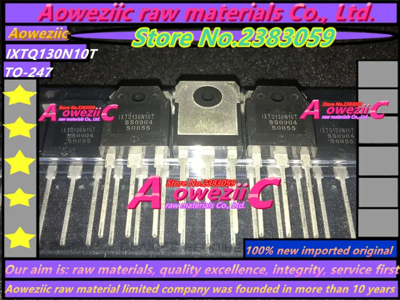 Aoweziic 100% new imported original  IXTQ130N10T  IXTQ130N1OT  IXTQ13ON1OT  TO-247 field effect transistor 130A100V