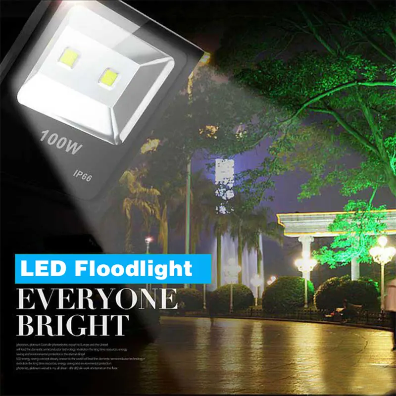 Led spotlights floodlight 10W 20W 30W 50W 230V 220V Outdoor lamp wall lighting waterproof Landscape Lighting For Garden Street