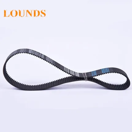 Free Shipping HTD348-3M-9 teeth 116 width 9mm length 348mm HTD3M 348 3M 9  Arc teeth Industrial  Rubber timing belt  10pcs/lot