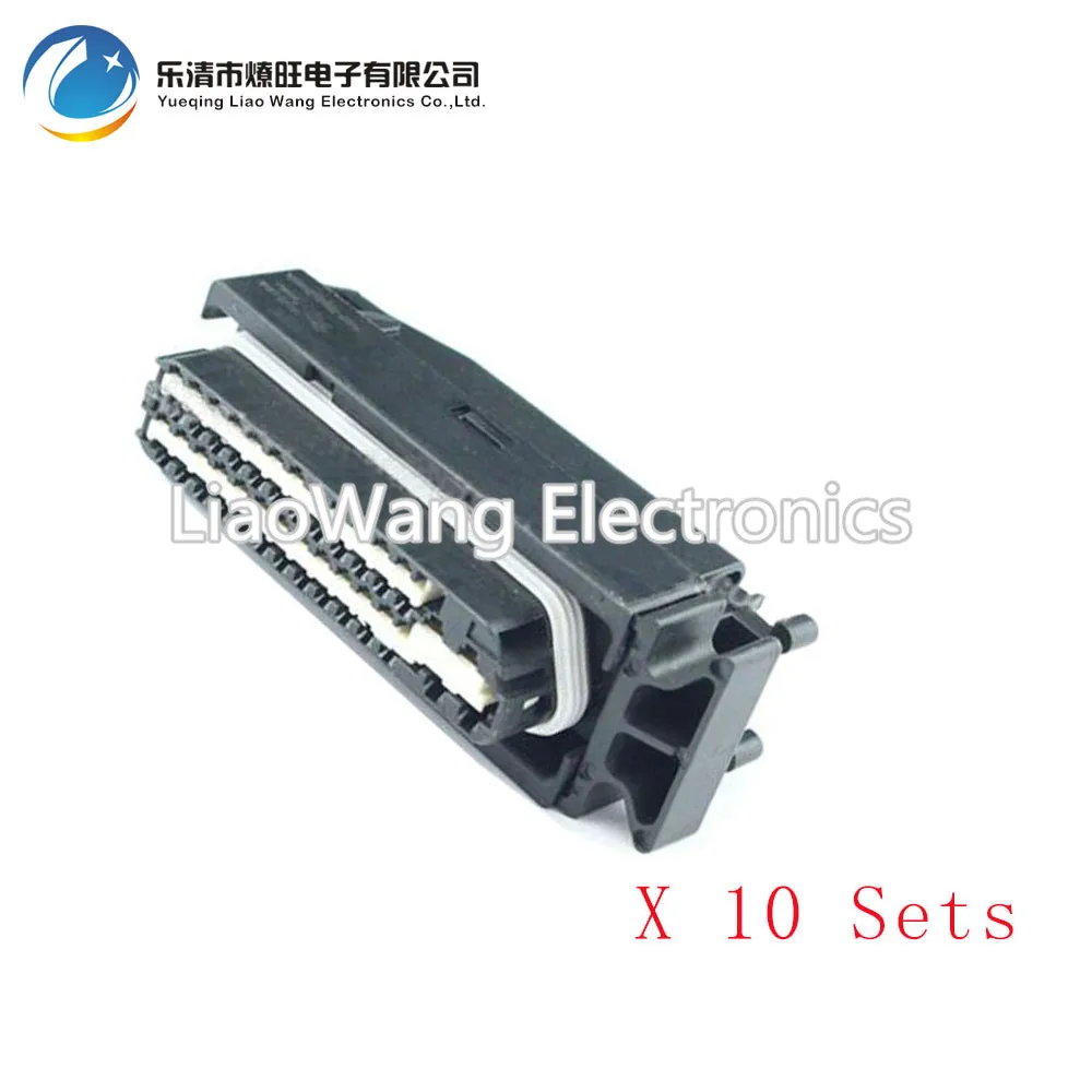 

10 Sets 52 Pin automotive computer welding plate plastic computer control system with terminal DJ7521-1.5-21 52P connector