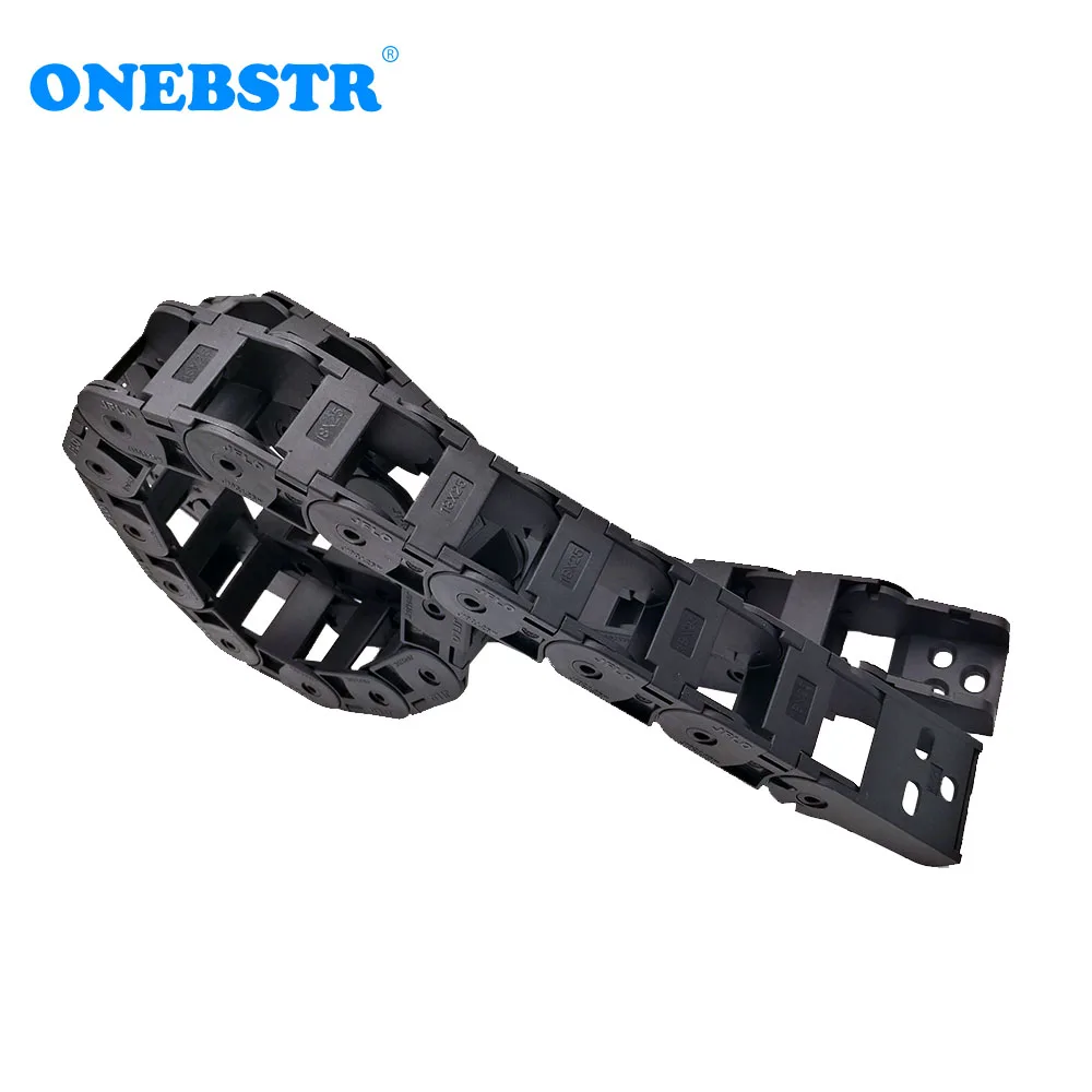 JFLO 1 Meter 18x25mm Drag Chain Wire Carrier Cable Tanks Towline Bridge Outside Opening Type With End Connectors Hot Sales