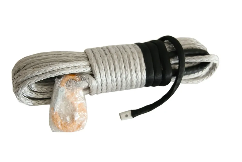 

10mm*30m Silver Color Synthetic Winch Rope,10mm Boat Winch Cable,Towing Ropes,Plasma Rope